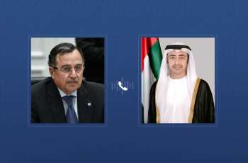 Abdullah bin Zayed receives phone call from Arab League Secretary-General