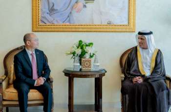 Saud bin Saqr receives Chinese Ambassador to UAE