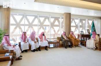 الأمير راكان بن سلمان يستقبل الفائزين بمسابقة أمير منطقة الرياض لحفظ القرآن الكريم