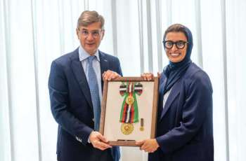 UAE President confers First-Class Order of Zayed II on Ambassador of French Republic