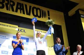 UAE Team Emirates-XRG's Isaac del Toro rides into White Jersey at Tour de France