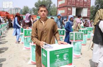 KSrelief Distributes 384 Food Baskets in Afghanistan's Kabul