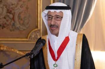 France Awards Ambassador Alruwaily Commander of the Legion of Honor at End of Mission