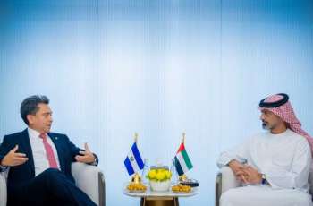 Crown Prince of Ajman receives Ambassador of El Salvador