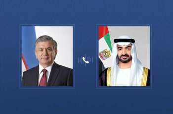 رئيس الدولة ورئيس أوزبكستان يبحثان هاتفياً علاقات البلدين