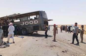 مصرع 35 شخصا وإصابة 30 آخرين في حادث مروري بسوريا