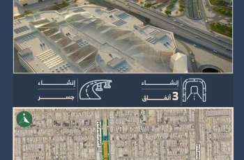 الهيئة الملكية لمدينة الرياض: استمرار أعمال تطوير محور طريق الثمامة الأوسط بتنفيذ ثلاثة أنفاق وجسر