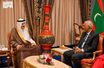 Maldivian President Receives Advisor to the Custodian of the Two Holy Mosques