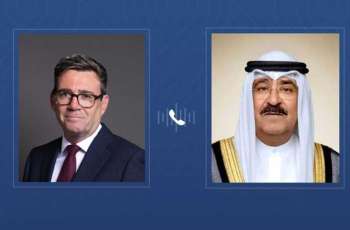 Kuwait Emir receives call from UK PM, discusses regional developments