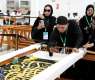 Guests of Custodian of the Two Holy Mosques' Umrah Program Visit Kaaba Kiswa Complex