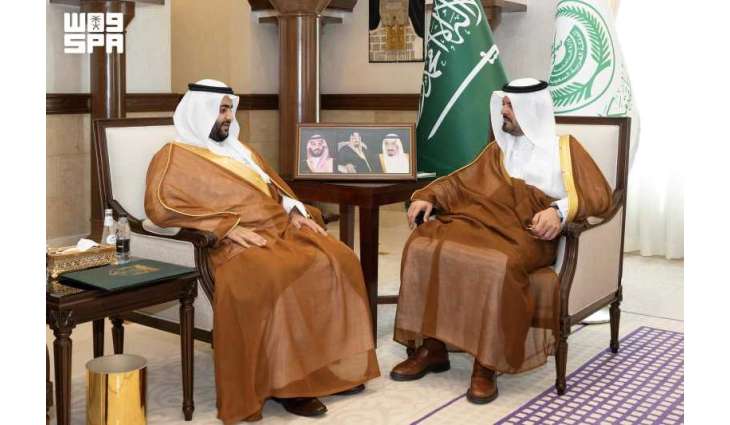 الأمير سعود بن مشعل يستقبل رئيس المحكمة الجزائية بمكة المكرمة