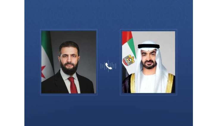 UAE President receives phone call from Syrian President