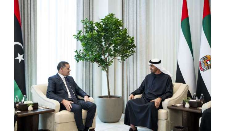 UAE President and Prime Minister of Libya's Government of National Unity discuss bilateral relations and regional developments