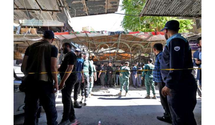 Six civilians killed, 22 injured in café bombing in Damascus