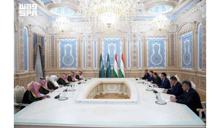 رئيس مجلس الشورى يلتقي رئيس المجلس الوطني للمجلس الأعلى بجمهورية طاجيكستان ويعقدان جلسة مباحثات رسمية بالعاصمة دوشنبيه