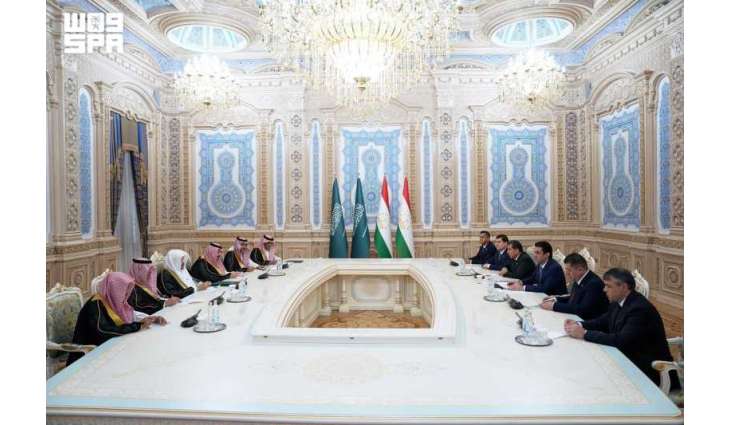 Shura Council Speaker Meets with Chairman of Tajikistan's National Assembly in Dushanbe