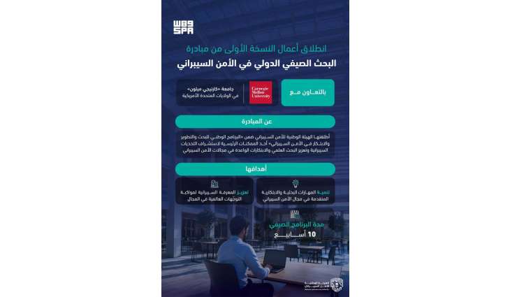 الهيئة الوطنية للأمن السيبراني تعلن انطلاق النسخة الأولى من مبادرة 