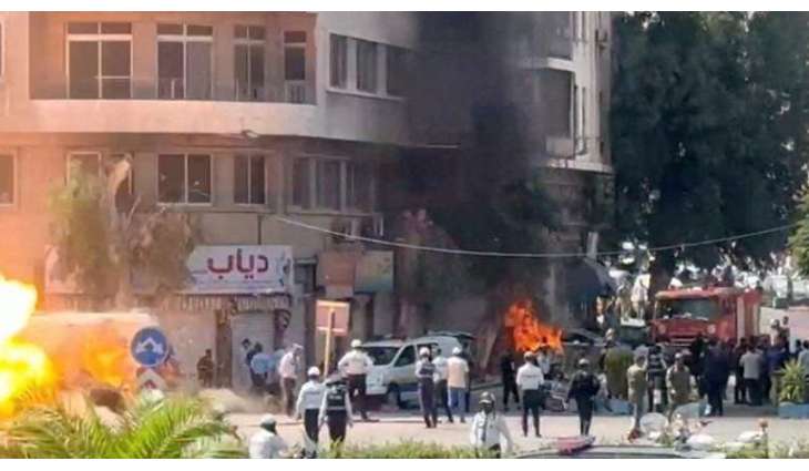 At least 18 injured in Damascus blasts during Macron's visit to Syria