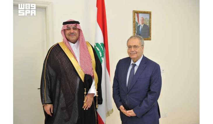 نائب رئيس مجلس الوزراء اللبناني يستقبل سفير المملكة لدى لبنان