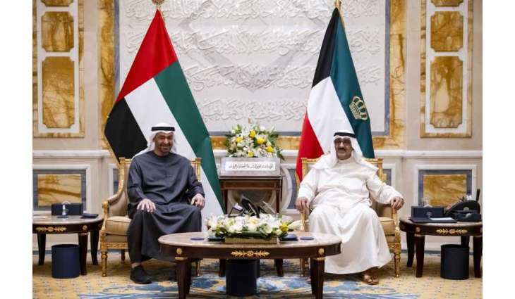 During fraternal visit, UAE President and Emir of Kuwait discuss strengthening bilateral cooperation