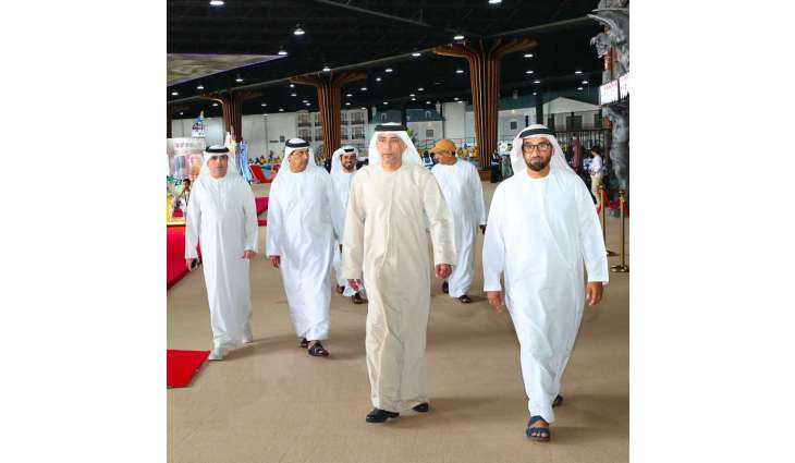 Abu Dhabi Heritage Authority Chairman, Director of Office of Presidential Court Chairman inspect Sheikh Zayed Summer Festival 2026 in Al Wathba