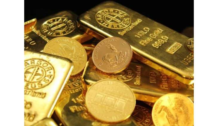 Gold price falls by Rs1,400 per tola in Pakistan