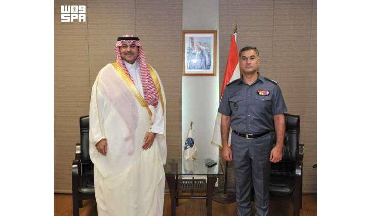 السفير الدوسري يلتقي المدير العام لقوى الأمن الداخلي اللبناني