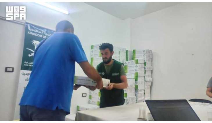 KSrelief Distributes 2,750 Cartons of Dates in Syria