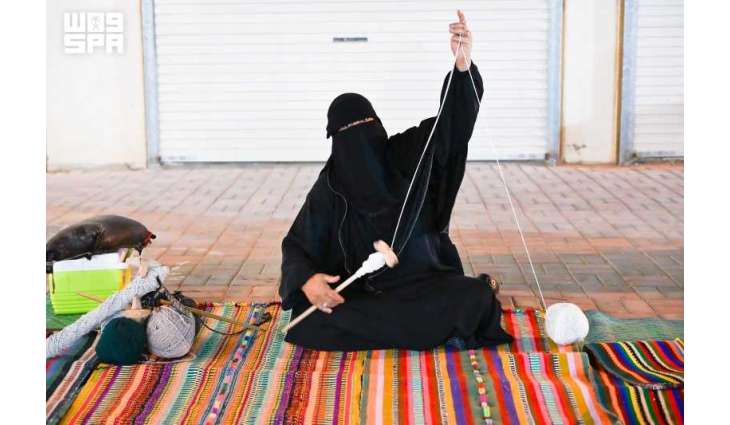 Traditional Spindle Corner Highlights Saudi Heritage at Turaif Farmers’ Market Festival