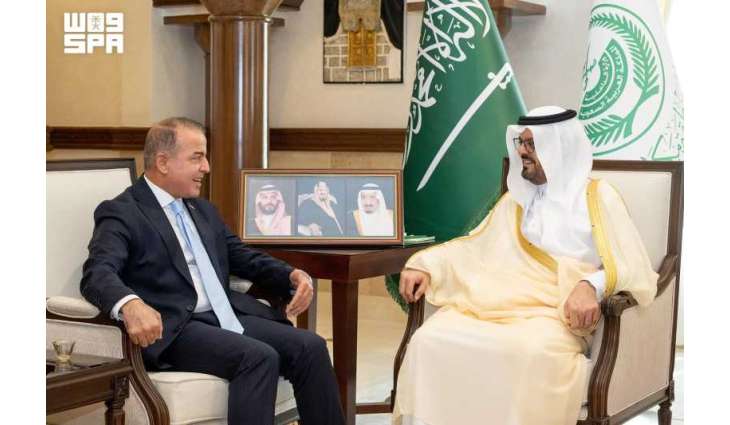 الأمير سعود بن مشعل يستقبل القنصل العام لجمهورية العراق