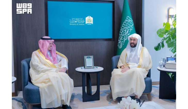 وزير العدل ورئيس ديوان المظالم يستعرضان أوجه التعاون وفرص تطوير العمل المشترك