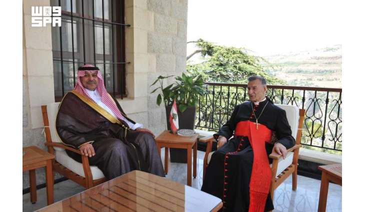 سفير خادم الحرمين الشريفين لدى لبنان يلتقي البطريرك الماروني