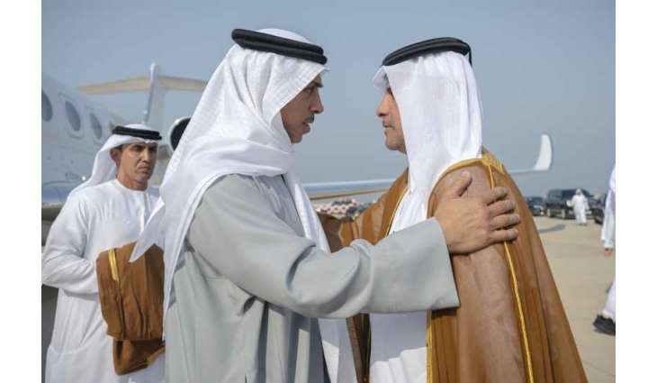 Mansour bin Zayed, Abdullah bin Zayed offer condolences to Emir of Qatar over passing of Sheikh Hamad bin Khalifa Al Thani