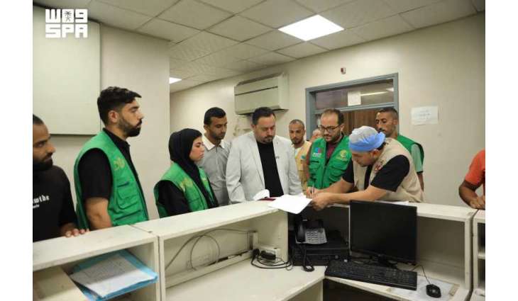 Saudi Center for Culture and Heritage Team Inspects KSrelief Emergency Surgery Project in Gaza Strip