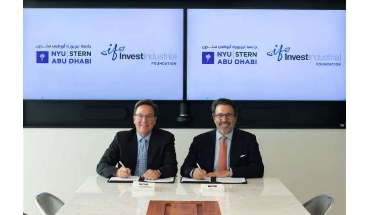 Investindustrial Foundation expands support for Stern at NYU Abu Dhabi