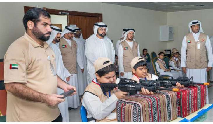 محمد الشرقي يزور البرنامج الصيفي لنادي الفجيرة للرماية ويشيد بأهدافه