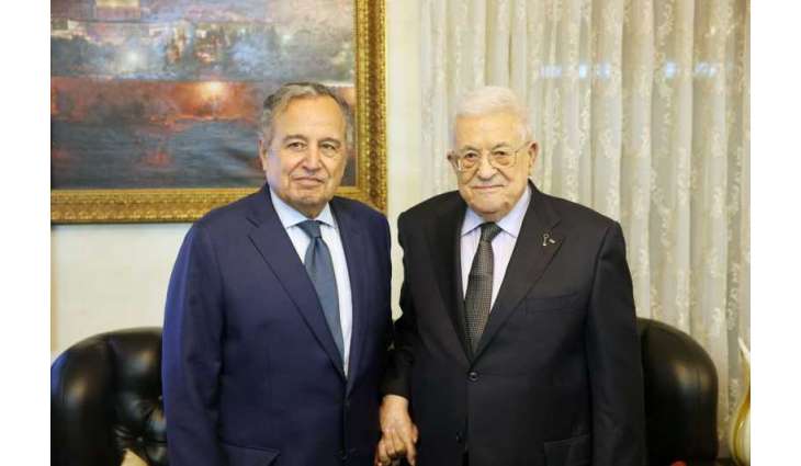 نبيل فهمي يؤكد لمحمود عباس مركزية القضية الفلسطينية وضرورة الدعم المالي