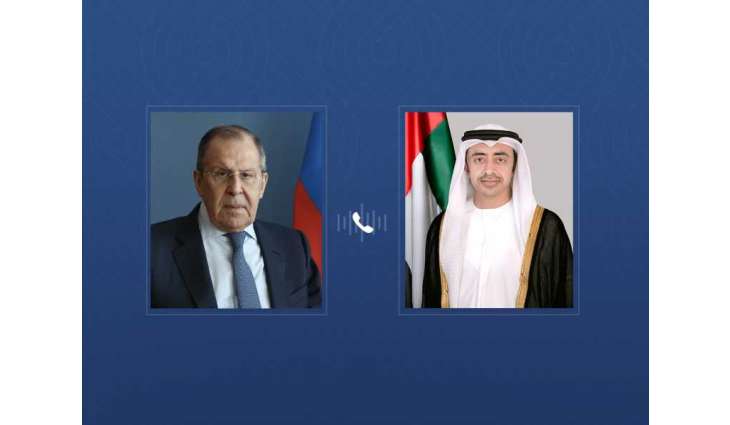Abdullah bin Zayed receives phone call from Russian FM