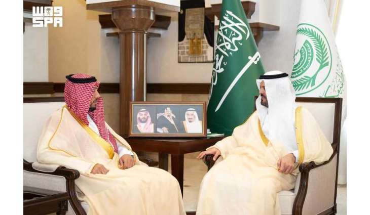نائب أمير منطقة مكة المكرمة يستقبل رئيس فرع النيابة العامة بالمنطقة