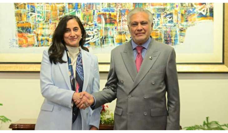 Canadian FM Anita Anand holds talks with Ishaq Dar in Islamabad