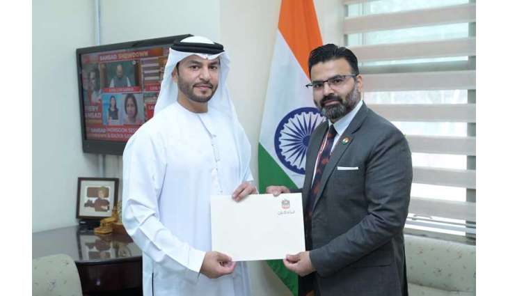 UAE Ambassador presents copy of credentials to Ministry of External Affairs of India