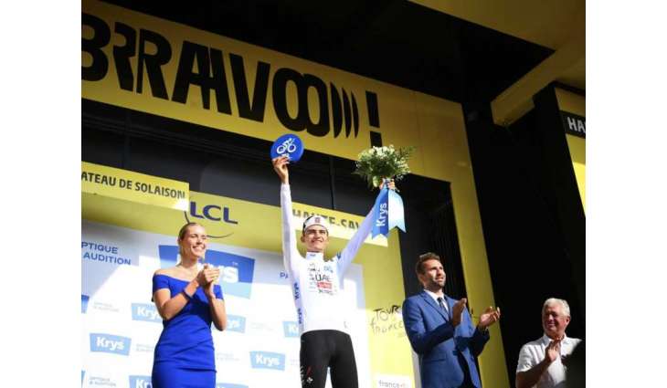 UAE Team Emirates-XRG's Isaac del Toro rides into White Jersey at Tour de France