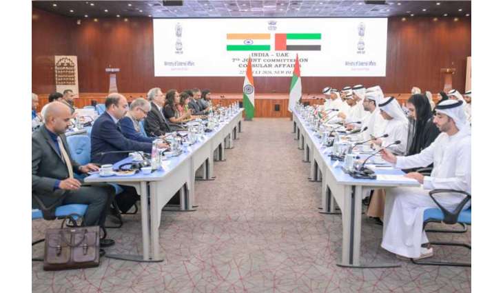 الإمارات والهند تعقدان الدورة السابعة للجنة القنصلية المشتركة في نيودلهي