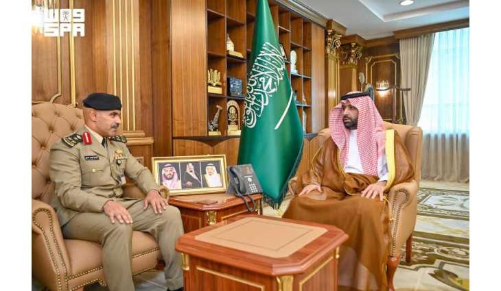 أمير جازان يستقبل قائد قوة أمن المنشآت بالمنطقة