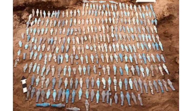 Egypt uncovers Nile Delta tomb with 560 funerary figurines