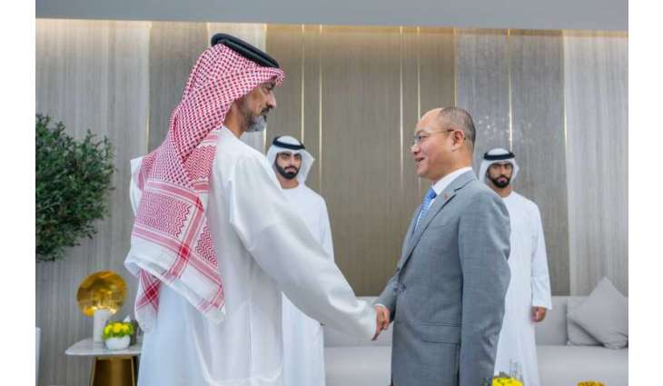 Ammar bin Humaid receives Chinese Ambassador to UAE, discusses ways to enhance cooperation