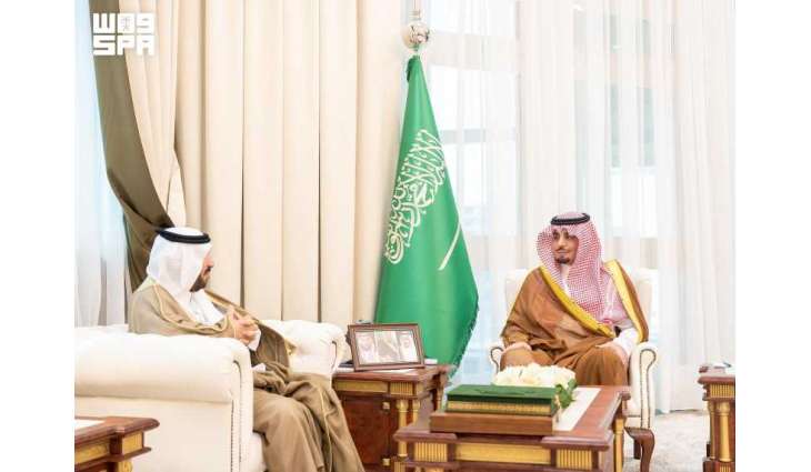 نائب أمير منطقة الباحة يلتقي رئيس مجلس إدارة جمعية أدبي الباحة