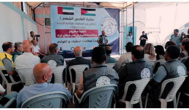 UAE's Operation Chivalrous Knight 3, in cooperation with UN, launches pest control, public health project in Gaza