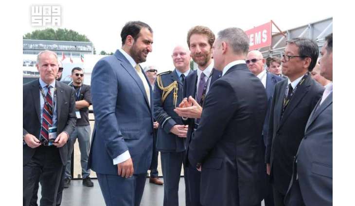 Saudi Ambassador to the UK Visits Farnborough International Airshow, Discusses Stronger Saudi-British Defense Cooperation