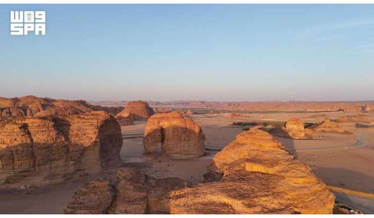Elephant Rock in AlUla Offers Unique Summer Experience amid Spectacular Natural Landscape